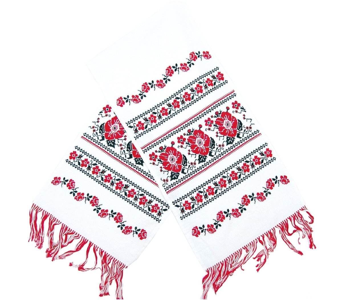 Украинские вышитые рушники