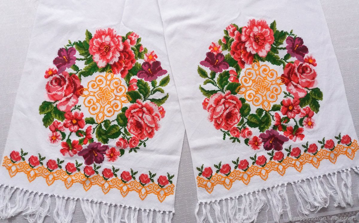 Рушники донских Казаков вышивка