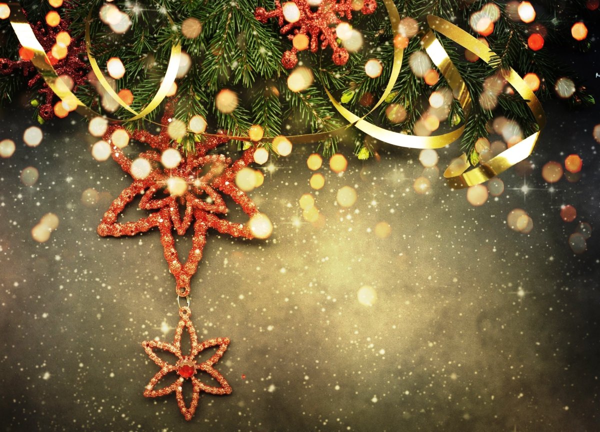 Красивый новогодний фон