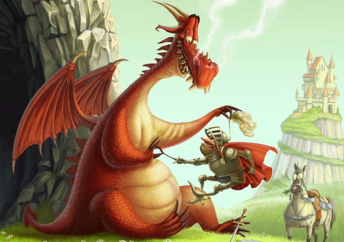 Принц принцесса и дракон