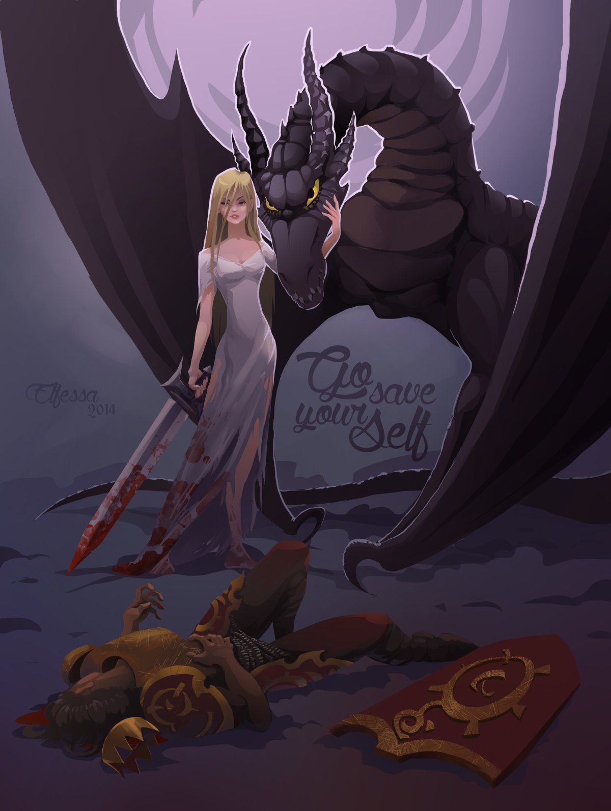 Анна Стоукс драконы