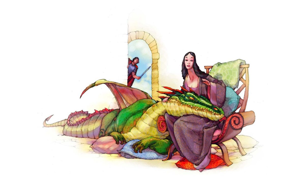 Дракон обнимает