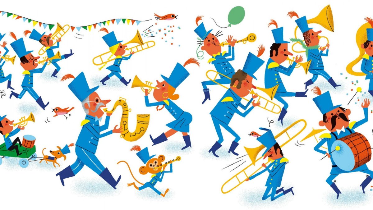 Детские рисунки оркестра