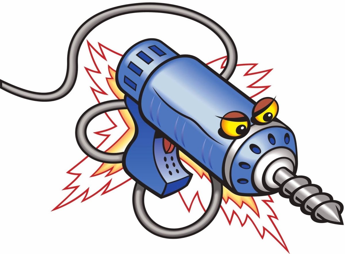 Дрель мультяшная