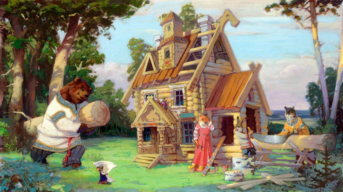 Красивые иллюстрации к сказкам