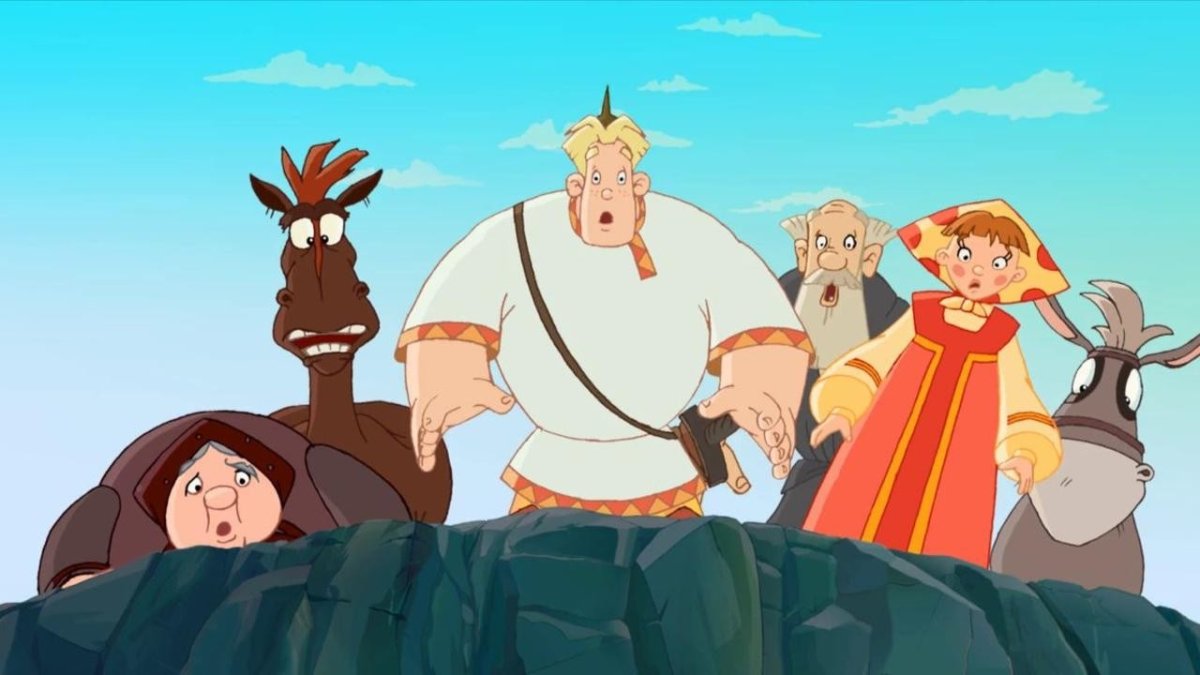 Три богатыря Шамаханская царица Алеша Попович