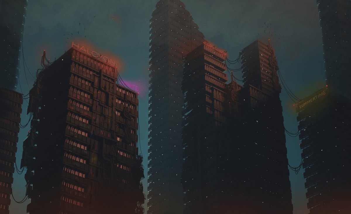 Обои многоэтажки