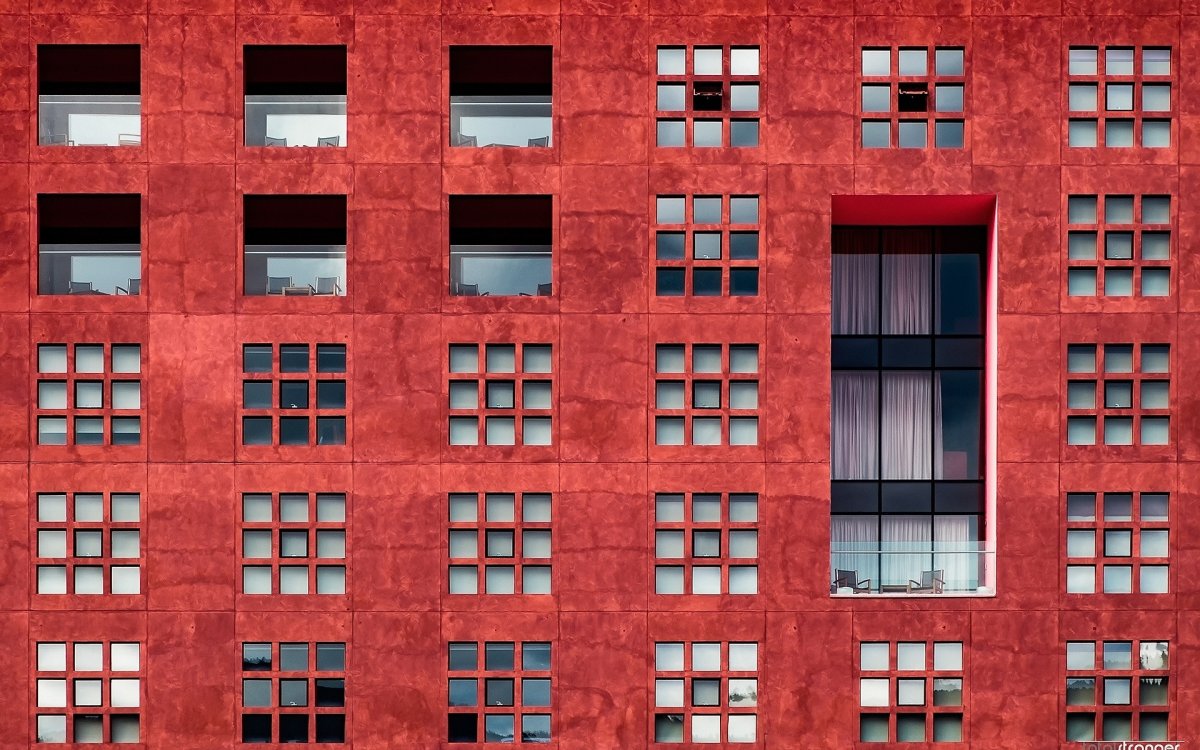 Текстура здания с окнами