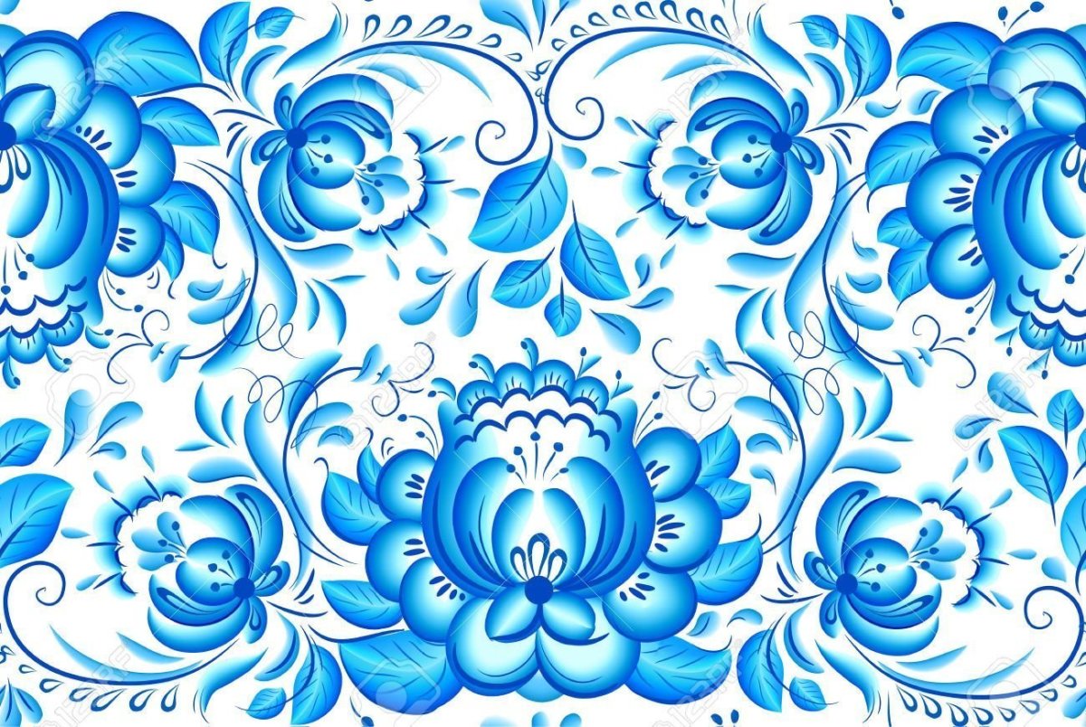 Гжель орнамент