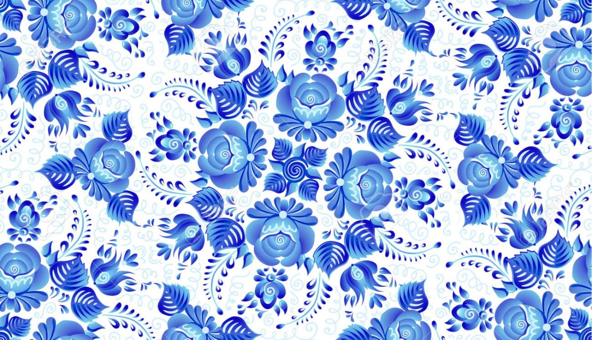 Гжель вектор