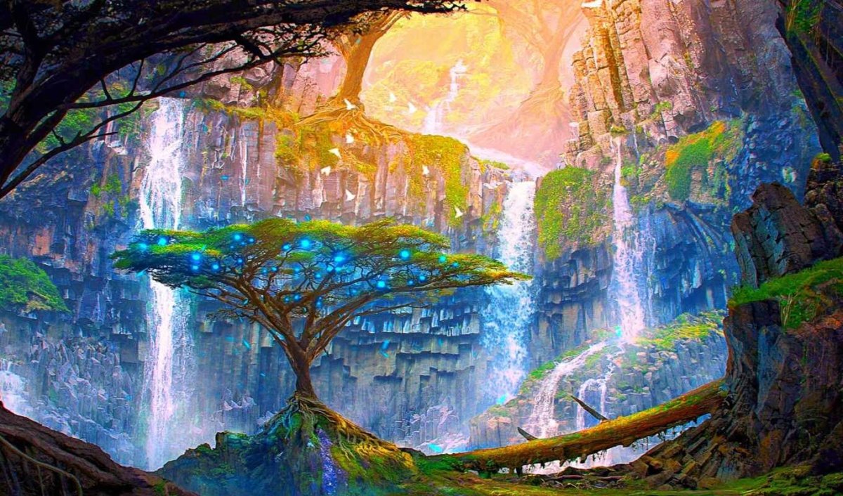 Сказочные фантастические пейзажи