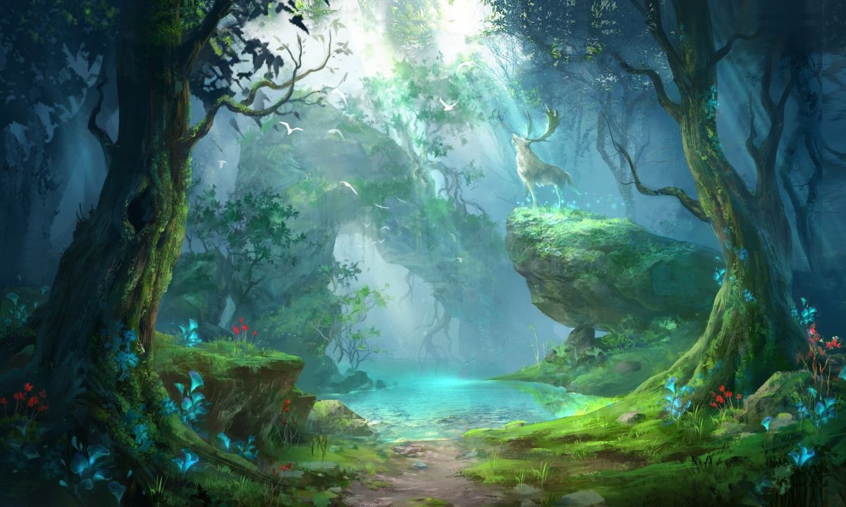 Фэнтези лес