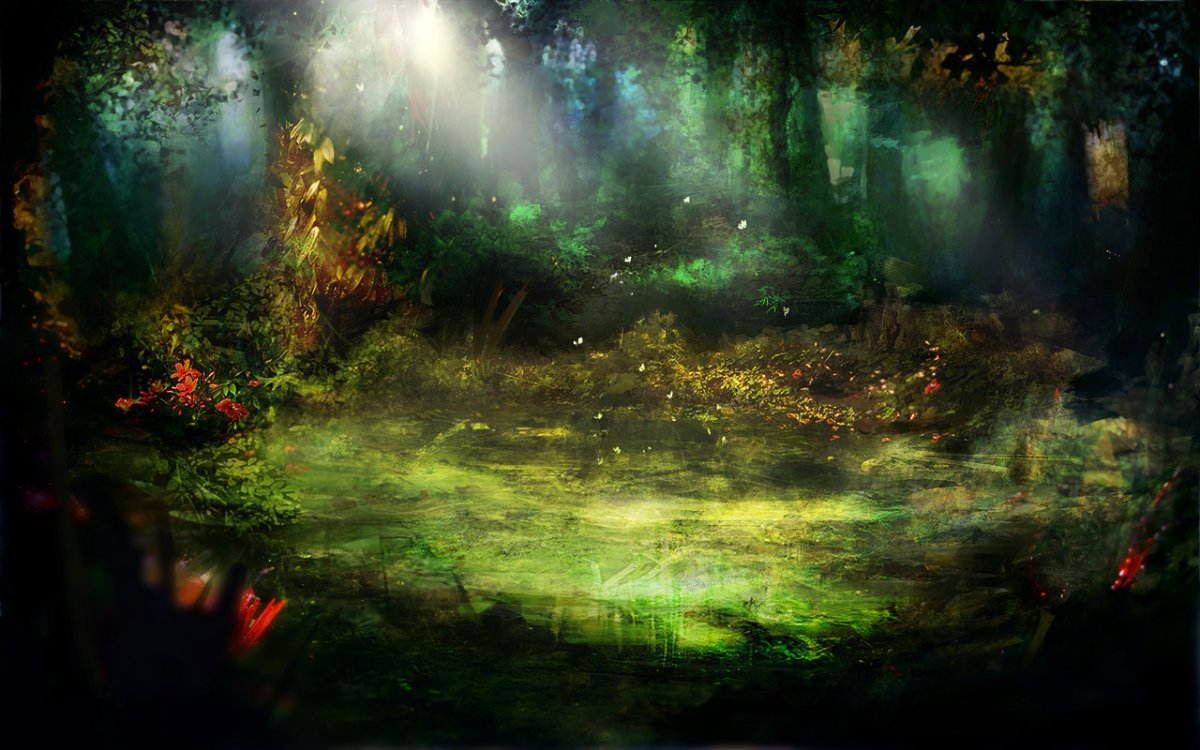 Волшебная Поляна в лесу