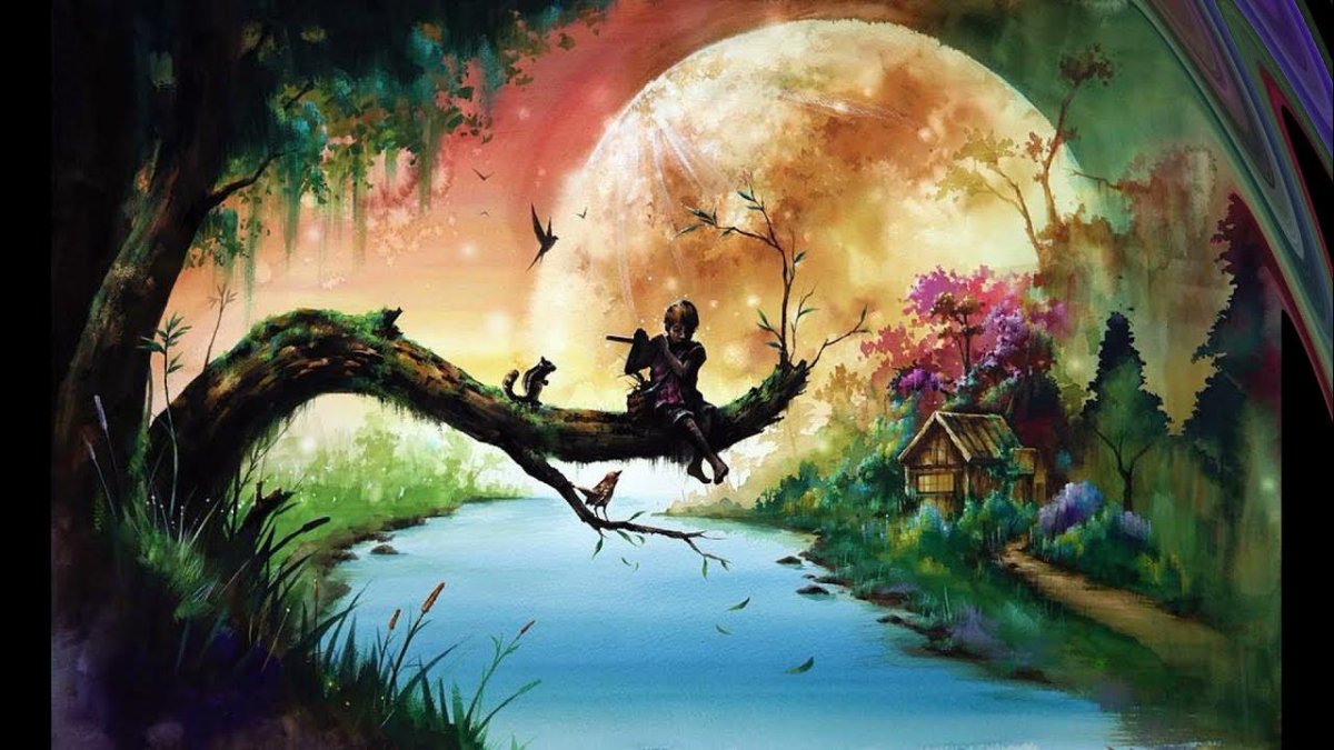 Zazac Namoo акварель лес