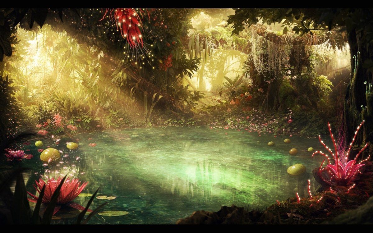 Сказочное озеро