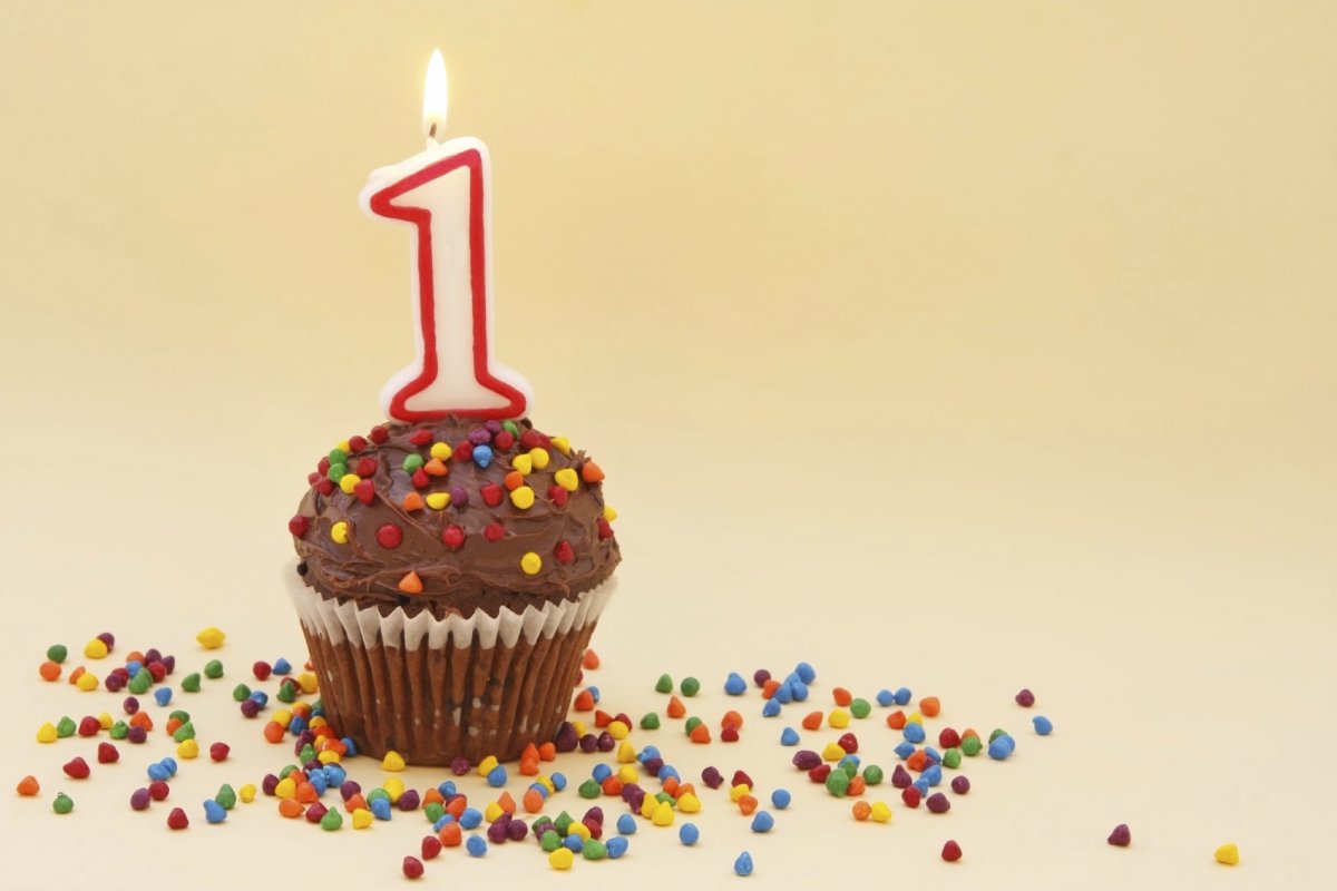 Открытка год работы в компании