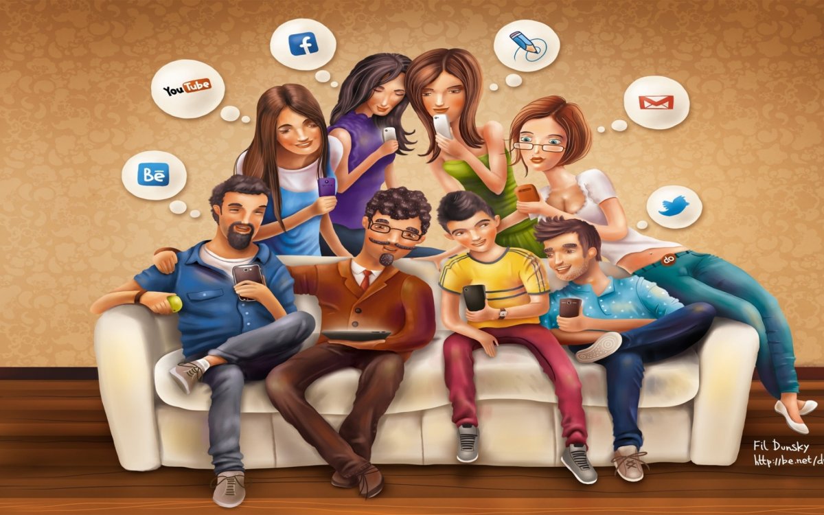 Аватарка группа людей