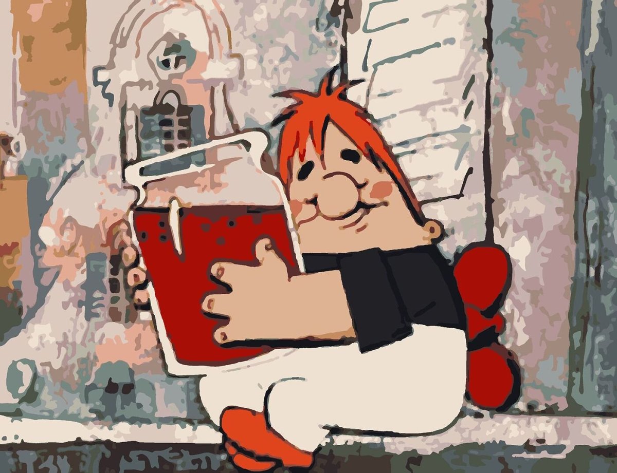 Карлсон который живёт на крыше мультфильм Советский