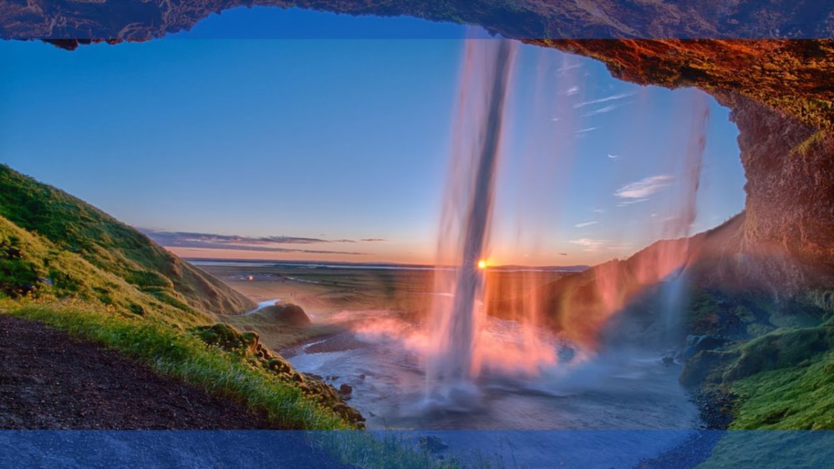 Водопад Сельяландфосс, Исландия