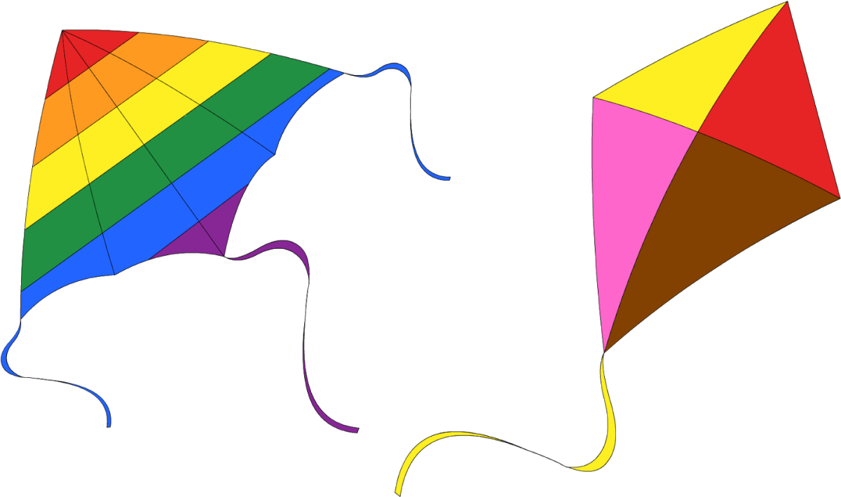 Воздушные змеи без фона