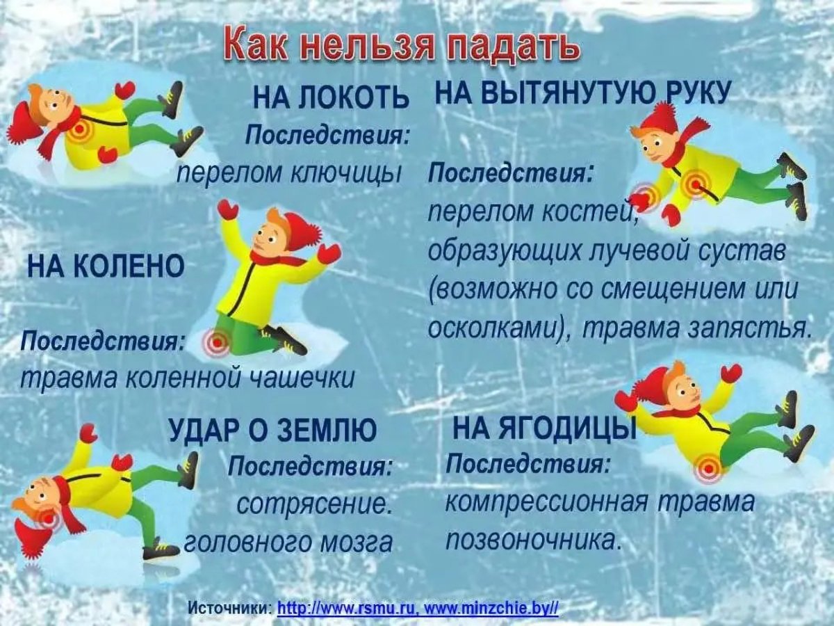 Безопасность зимой