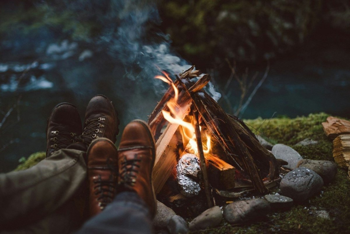 Фотосессия у костра