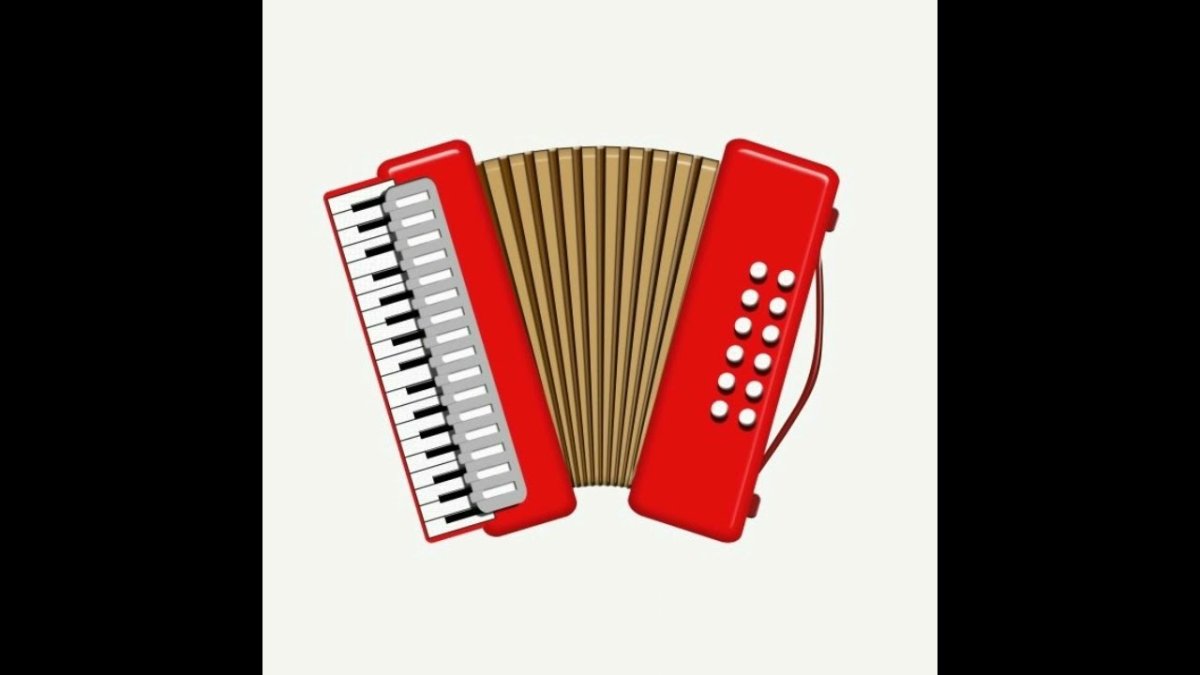 Аккордеон мультяшный