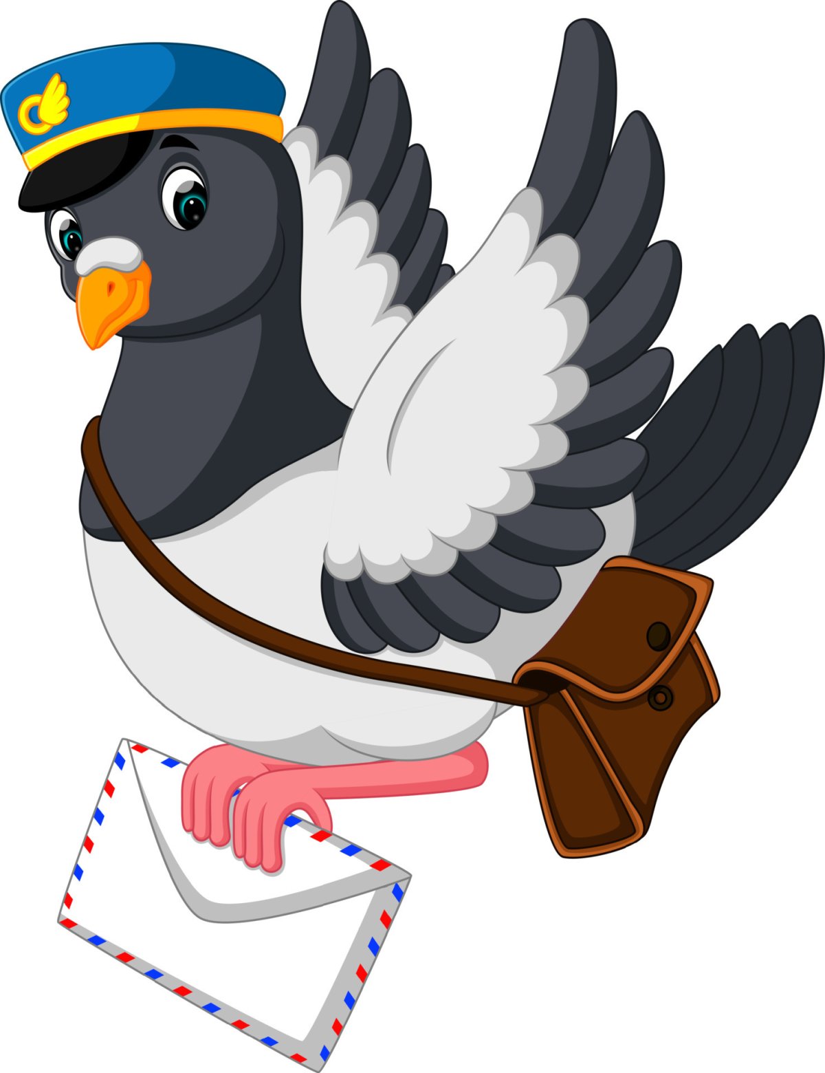 Голубь с письмом в клюве