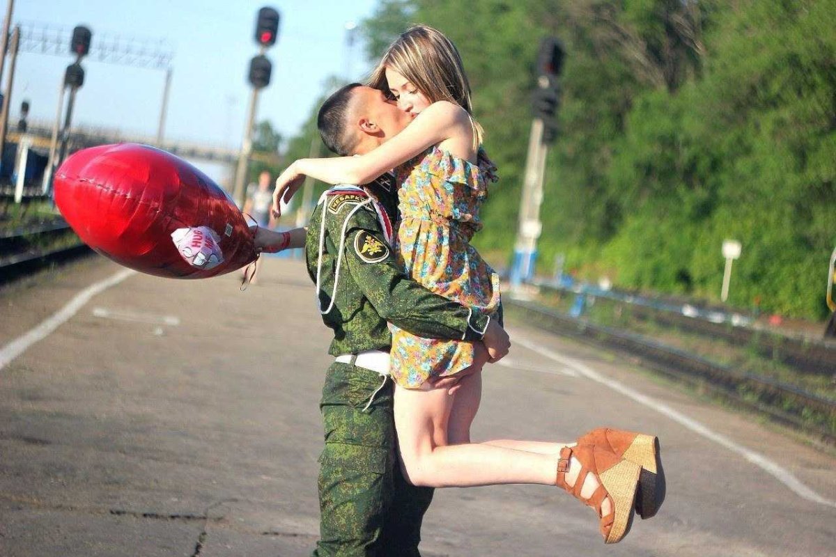 Встреча солдата