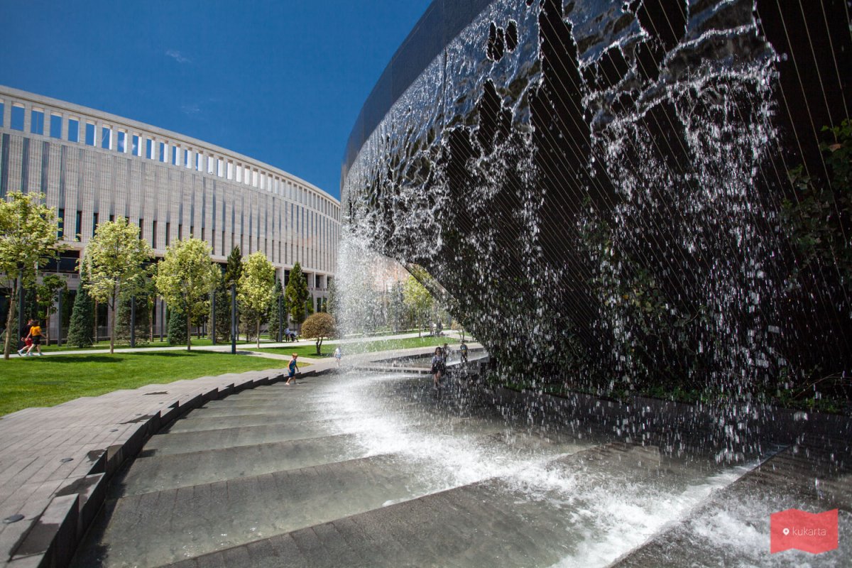 Парк Галицкого в Краснодаре фонтаны