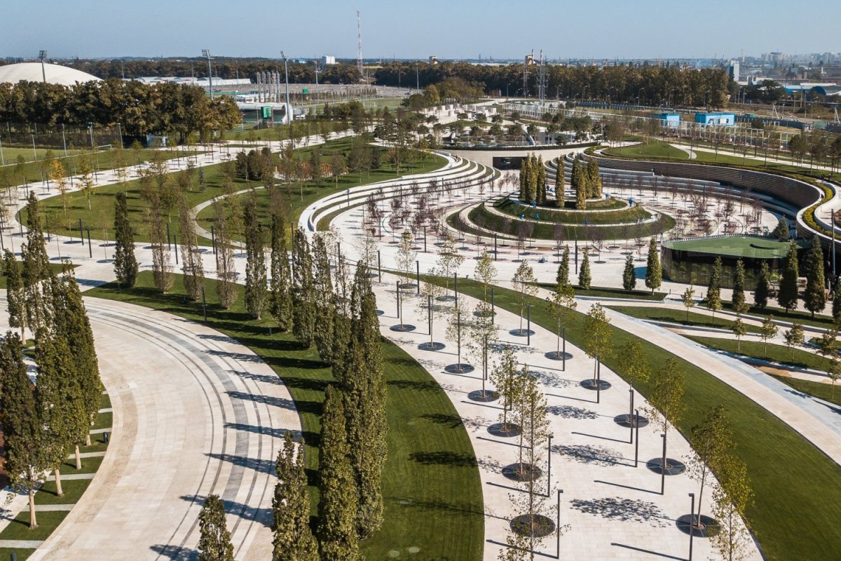 Стадион Краснодар парк Галицкого