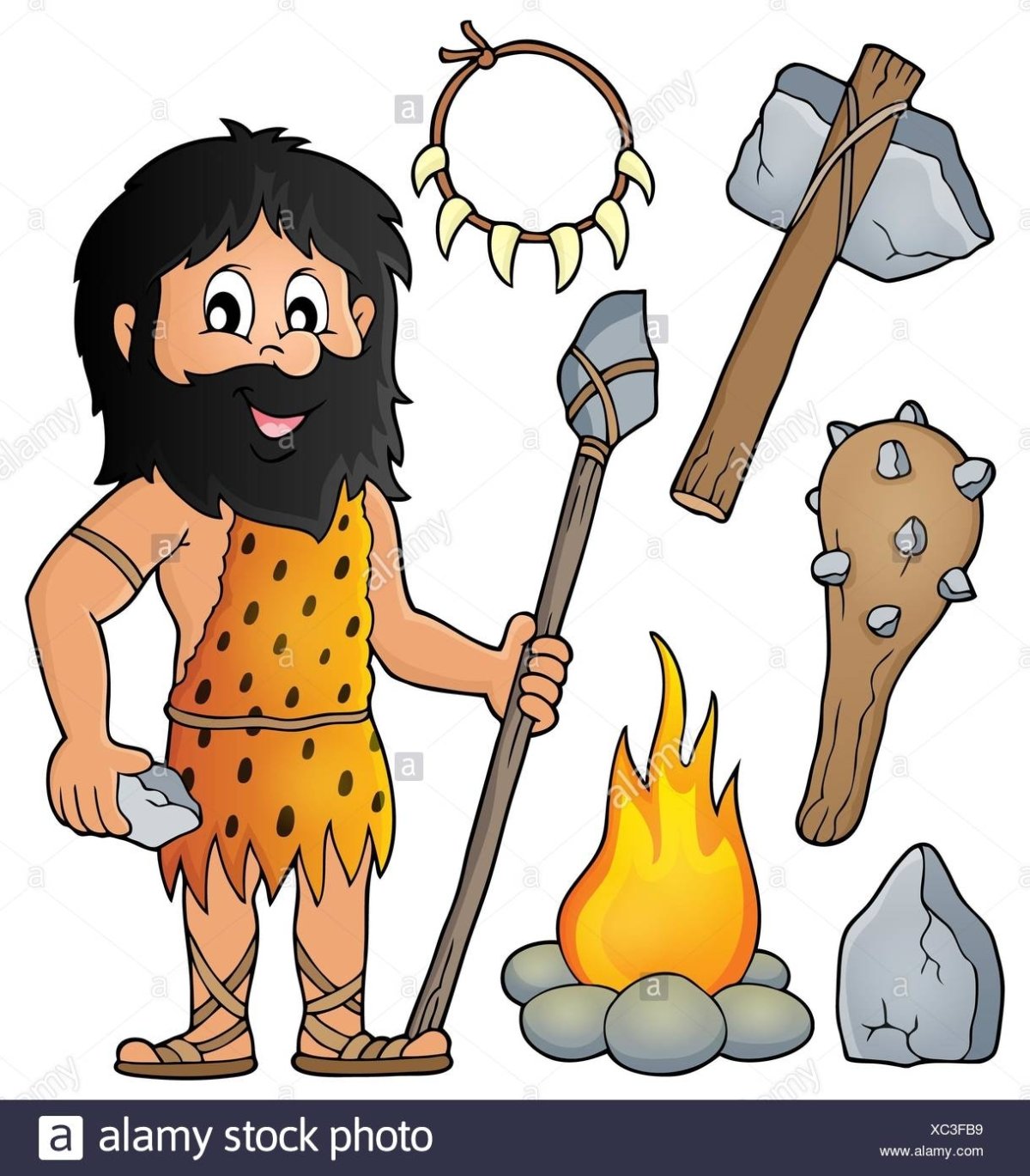 Нарисовать первобытного человека