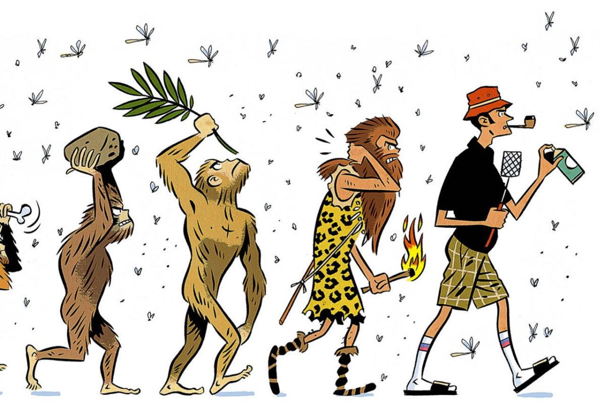 Эволюция иллюстрация