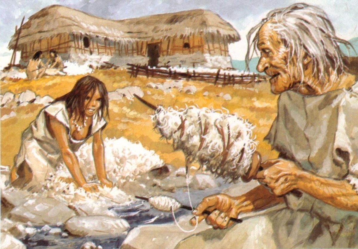 Pierre Joubert картины первобытные люди