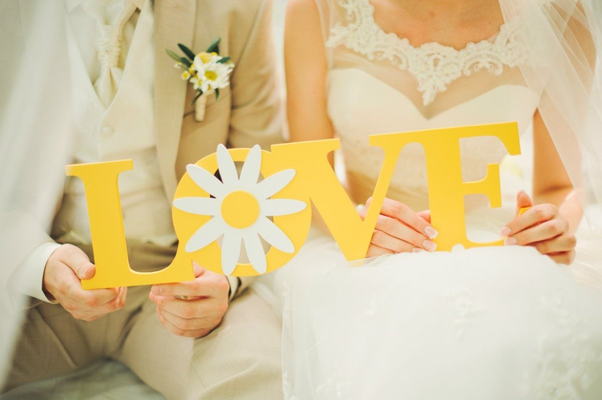 Сердце из ромашек