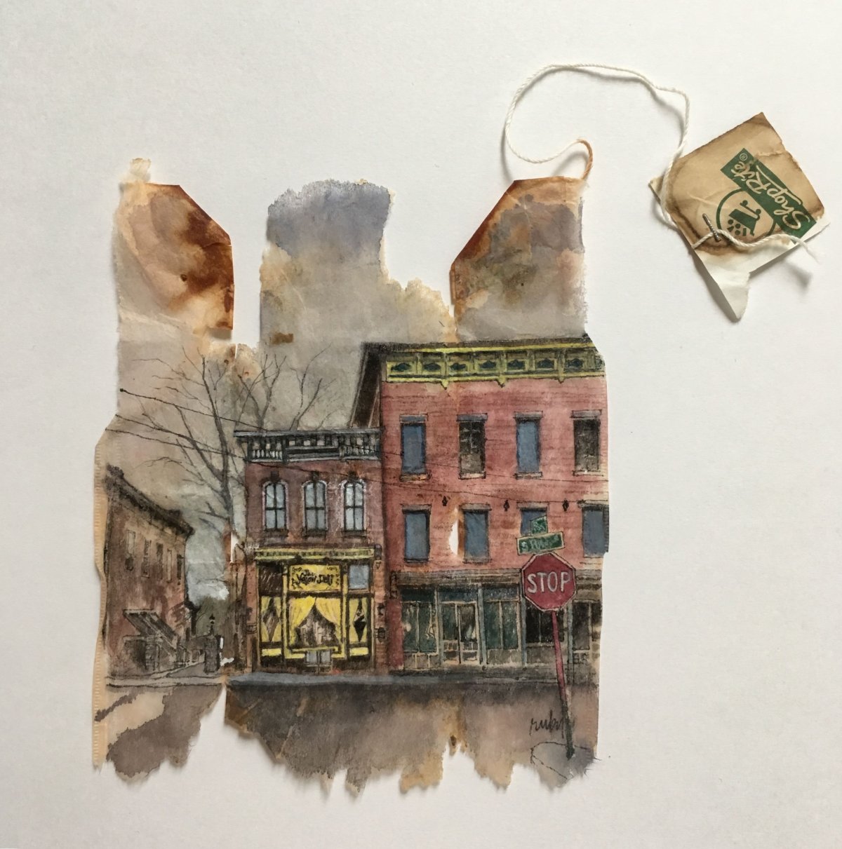 Акварельные миниатюры