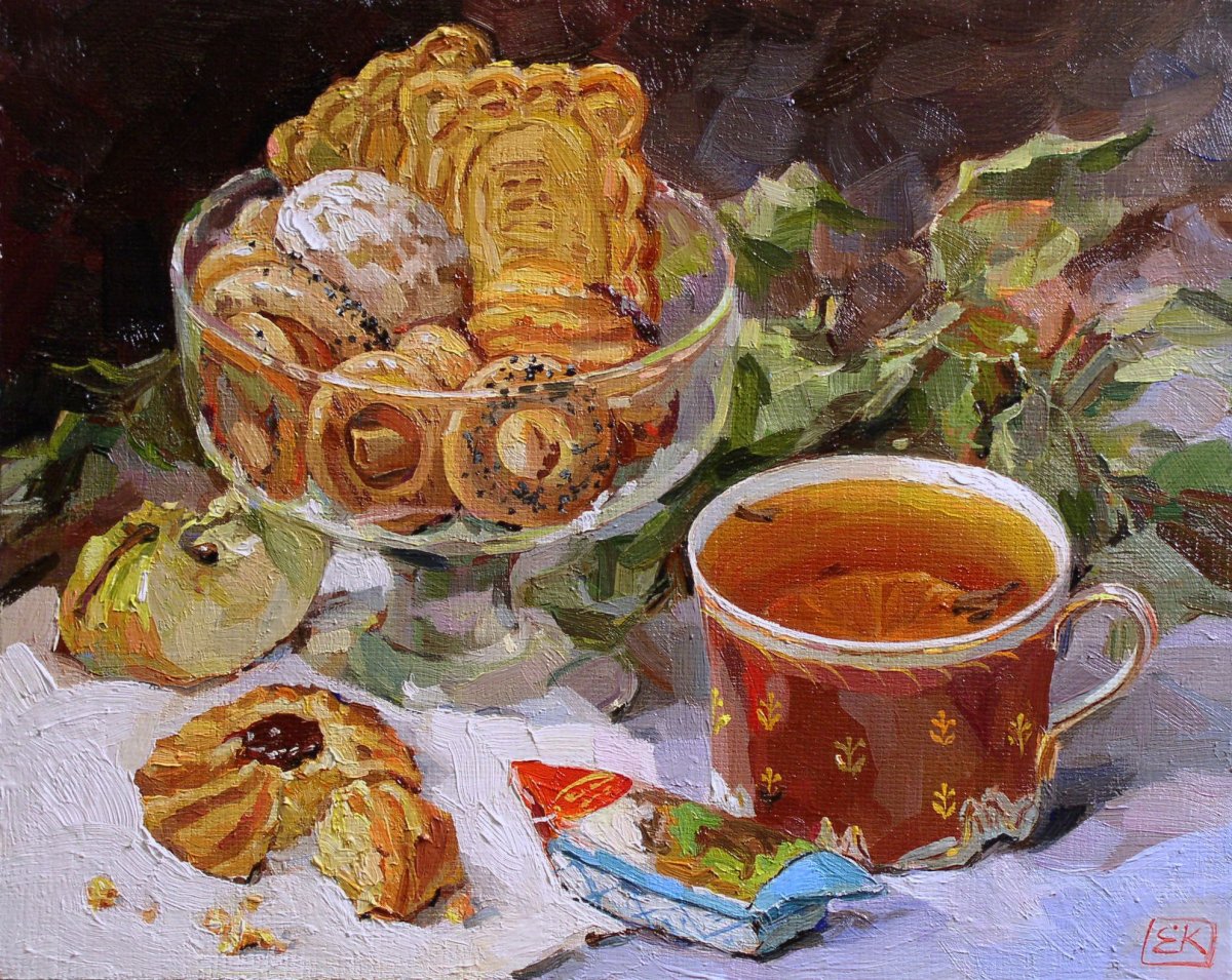 Евгения Корнеева натюрморты живопись