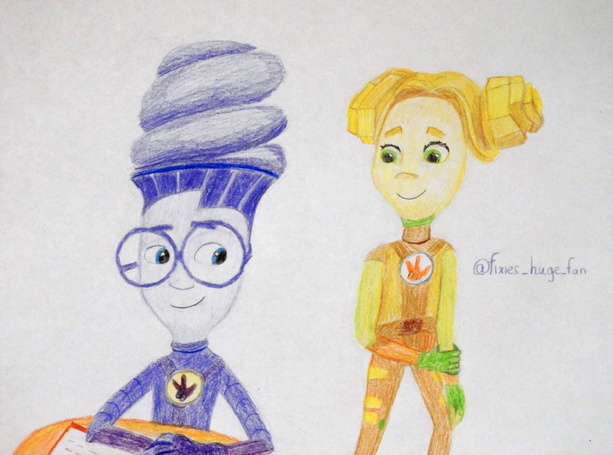 Герои мультика Фиксики шпуля