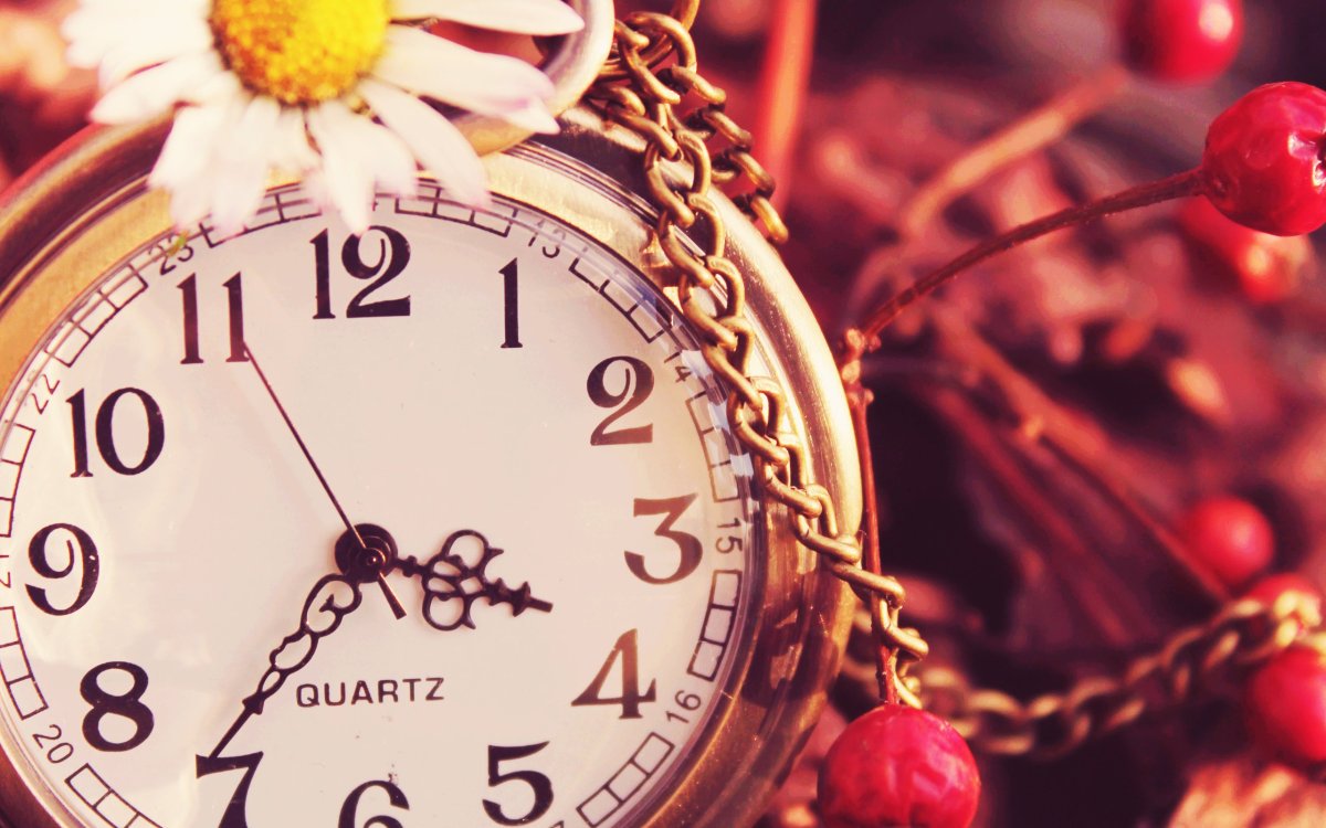 Обои с часами