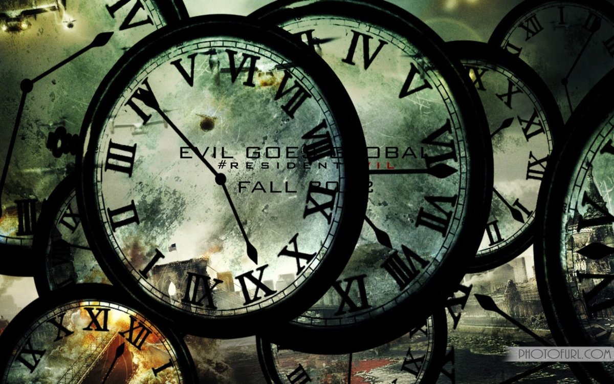 Обои с часами на рабочий стол