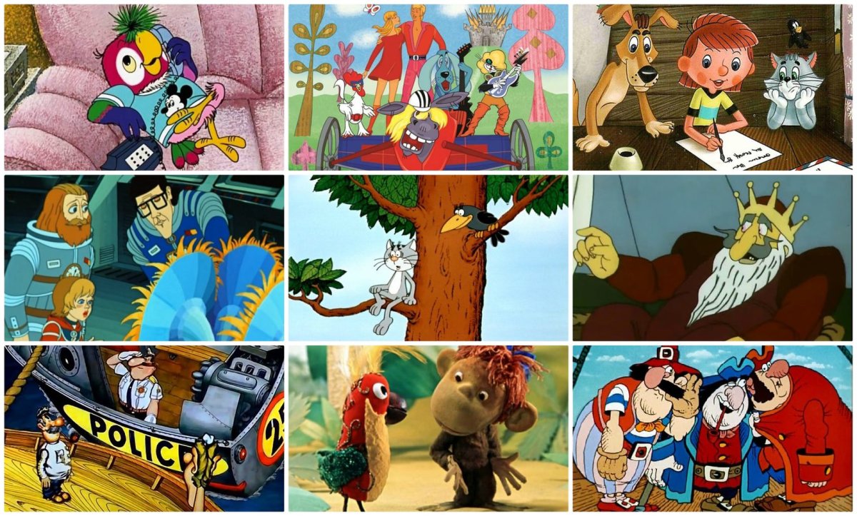 Союзмультфильм герои советских мультиков