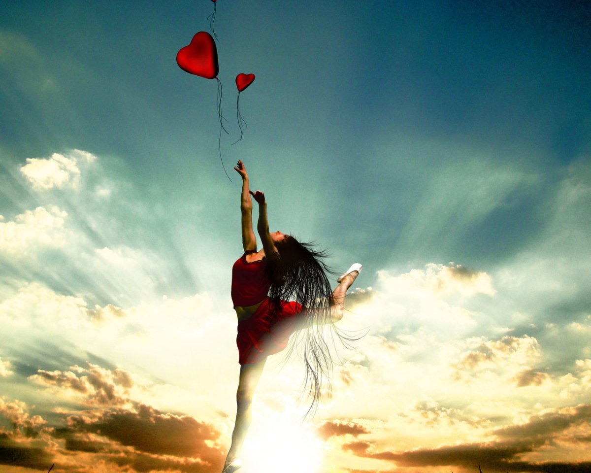 Девушка счастье