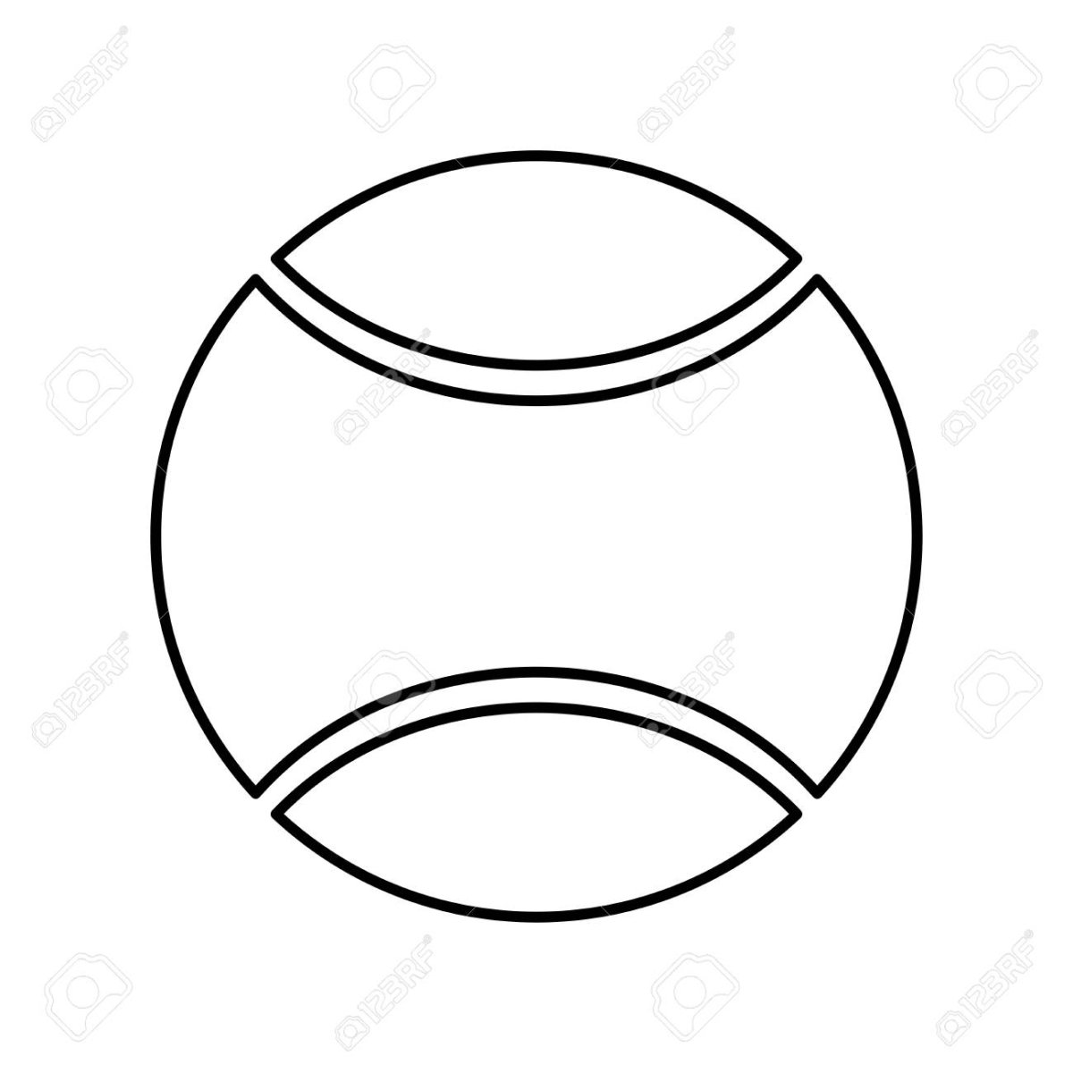 Теннисный мяч пиктограмма