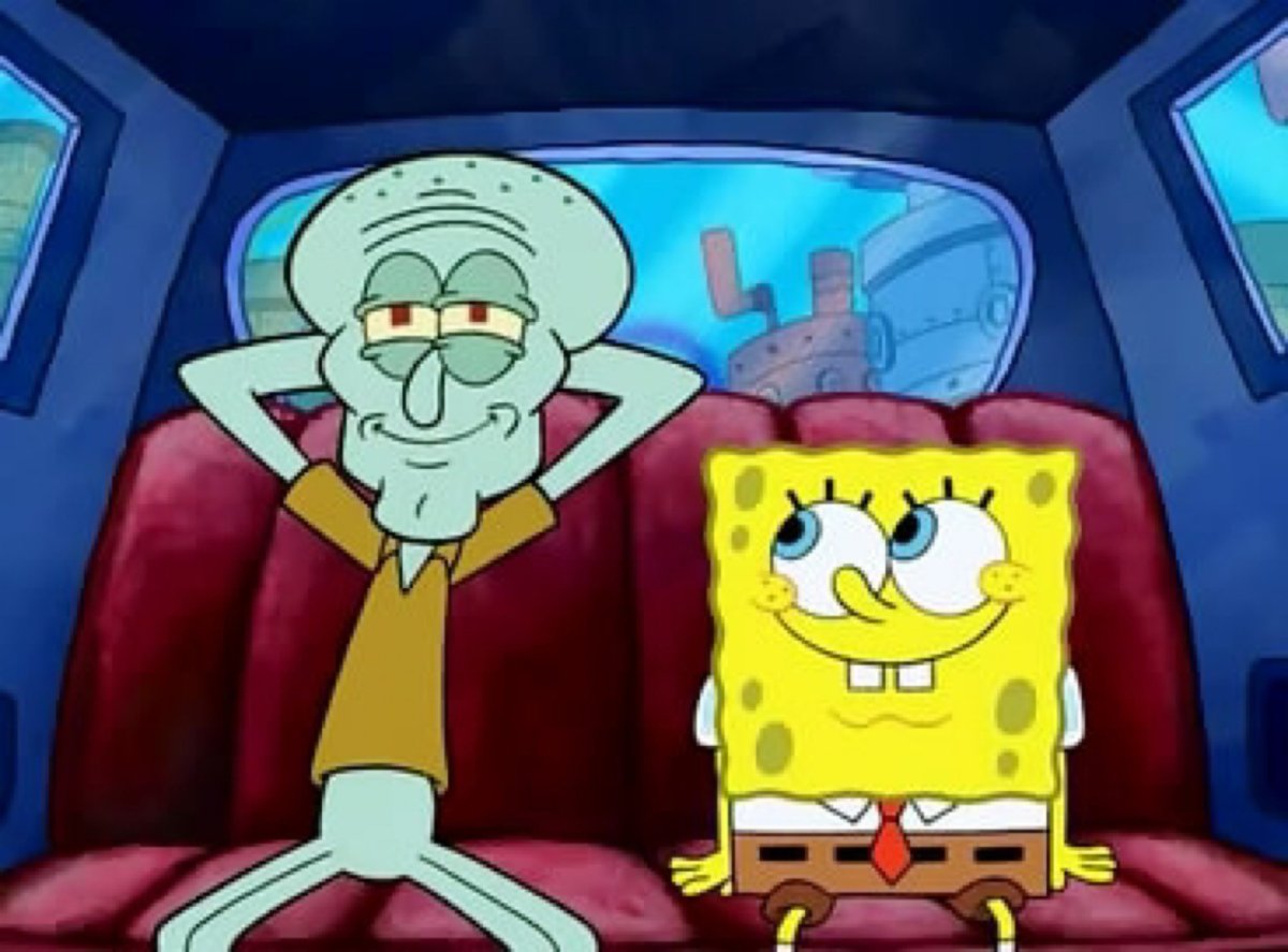 Спанч Боб второе лицо Сквидварда