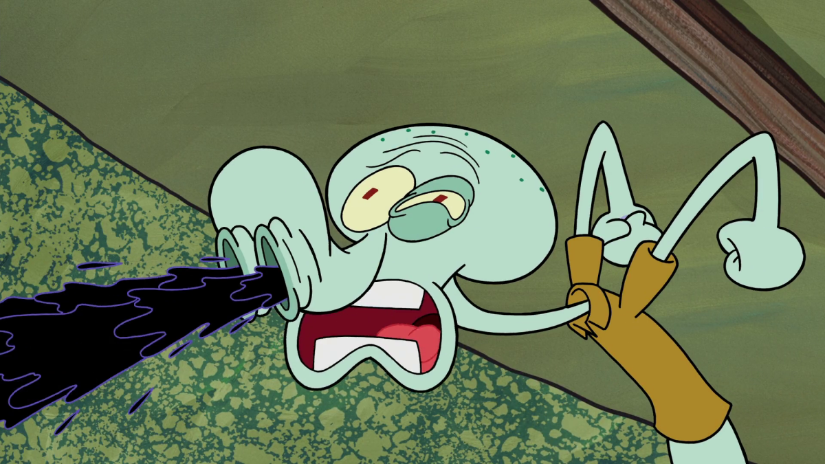 Спанч Боб и нос Сквидварда