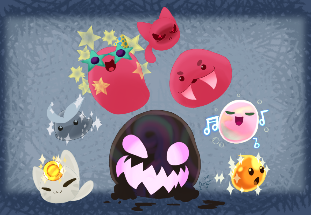 СЛАЙМ ранчер рисунок СЛАЙМОВ