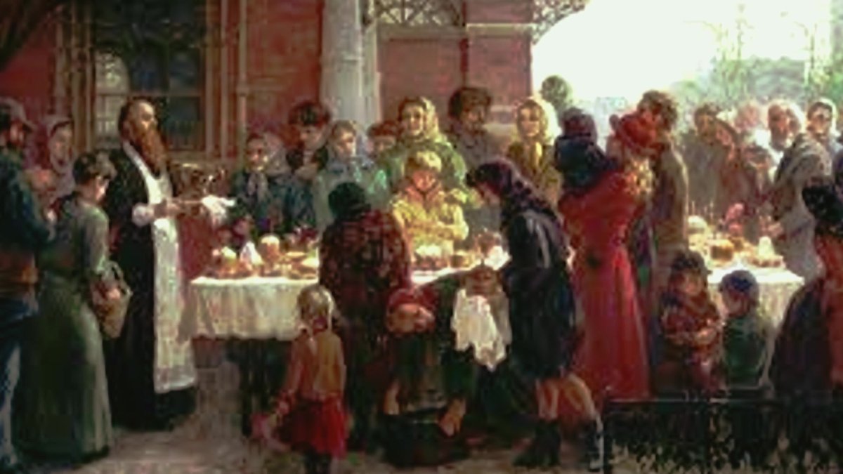 Татьяна Олеговна Харитонова освящение куличей