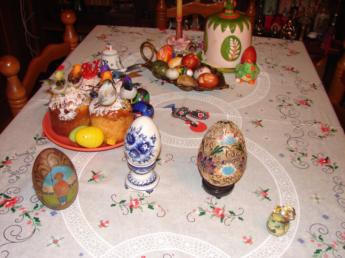 Украшения пасхального стола в русских традициях