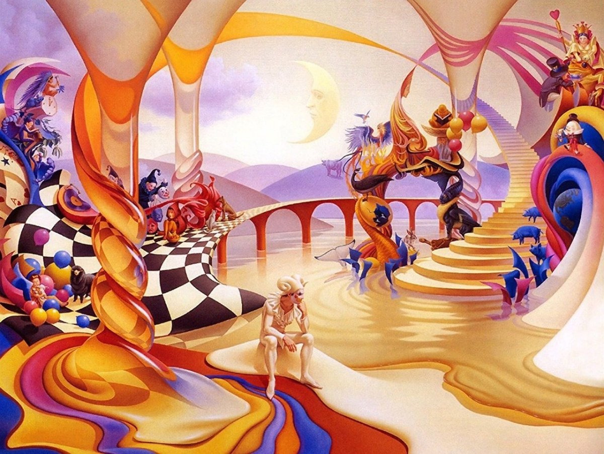 Абстракция с музыкальными инструментами