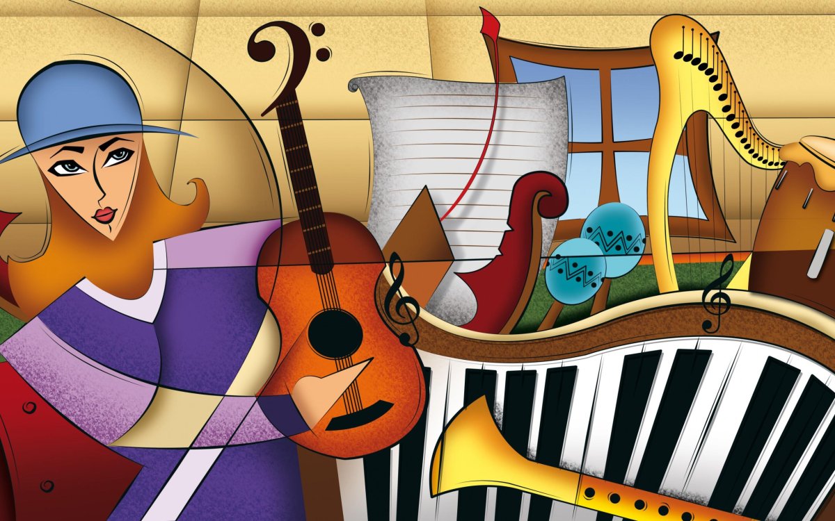 Рисование на тему театр